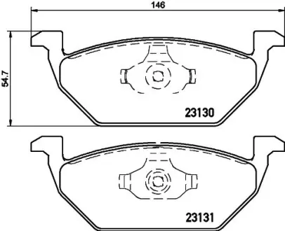 Гальмівні колодки HELLA 8DB 355 008-591