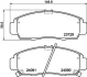 HONDA гальмівні колодки передн FR-V, Legend 05-,Stream 01 Hella 8DB 355 009-771 (фото 4)
