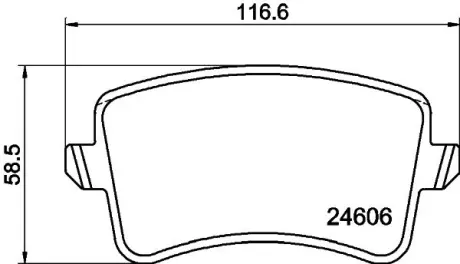 Гальмівні колодки HELLA 8DB 355 025-381