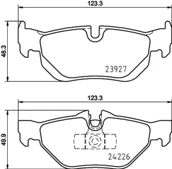 Тормозные колодки HELLA 8DB 355 031-781