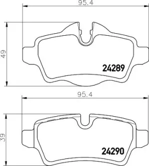 Гальмівні колодки HELLA 8DB 355 031-791