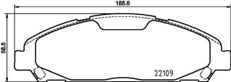 Тормозные колодки HELLA 8DB 355 032-991