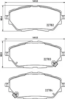 Тормозные колодки HELLA 8DB 355 037-761