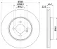 PRO BMW диск гальмівний передн. Mini 06- HELLA 8DD 355 113-751 (фото 4)