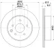 PRO NISSAN гальмівний диск задн. вентил. X-Trail,Qashqai,Renault Koleos HELLA 8DD 355 118-711 (фото 4)