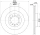 PRO MITSUBISHI гальмівний диск передн. L200, PAJERO SPORT I HELLA 8DD 355 118-741 (фото 4)