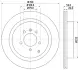 PRO LAND ROVER гальмівний диск задн. DISCOVERY IV, RANGE ROVER SPORT I HELLA 8DD 355 118-781 (фото 4)