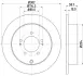 PRO MITSUBISHI гальмівний диск задн. Outlander, Citroen C-Crosser HELLA 8DD 355 119-061 (фото 4)