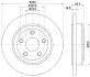 JEEP диск гальмівний задній Grand Cherokee (17) HELLA 8DD 355 122-671 (фото 4)