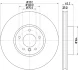 PRO BMW диск гальмівний передній X5 E70,X6 E71 xDrive 06 Hella 8DD 355 129-291 (фото 4)