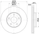 PRO FORD диск гальмівний передн. Focus, Focus C-Max 03- 1,6-1,8 03- (278*25) Hella 8DD 355 129-361 (фото 4)