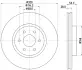 PRO HIGH CARBON DB гальмівний диск X-CLASS 470, NISSAN HELLA 8DD 355 131-401 (фото 4)