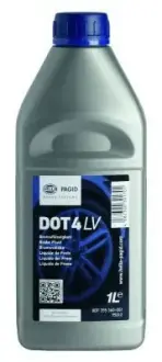 1л Гальмівна рідина DOT-4 LV (FMVSS 116 DOT4, DOT 4LV, ISO 4925 (Class 6), SAE J 1704) HELLA 8DF 355 360-051