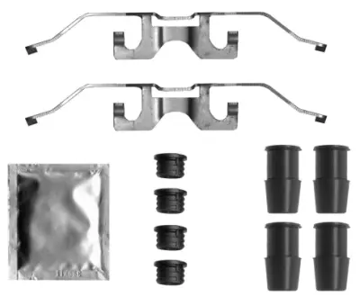 FORD К-т установчий передн. гальм. колодок FOCUS III 2.3 RS AWD 15-, KUGA II (DM2) 2.0 TDCi 13-14, TRANSIT CONNECT 1.6 TDCi 13- HELLA 8DZ 355 205-651