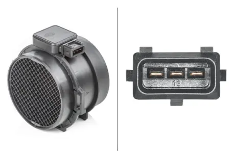 Витратомір повітря (3 pin, модуль) BMW 3 (E46), 5 (E39), X5 (E53), Z3 (E36) 3.0 04.00-10.06 HELLA 8ET 009 142-341