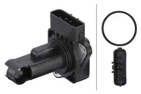 MAZDA Витратомір повітря 323,6,CX-7 1.4/2.3,Ford Ranger,Mitsubishi L200,Pajero IV,Suzuki,Toyota Avensis,Camry,Highlander,Prius,land Cruiser HELLA 8ET 009 142-891