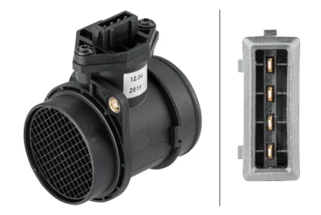 HELLA Витратомір повітря AUDI 1,8T: A3/4/6 VW 1,8/2,0: Golf IV, Passat SKODA 1,8T SEAT Hella 8ET 358 095-411
