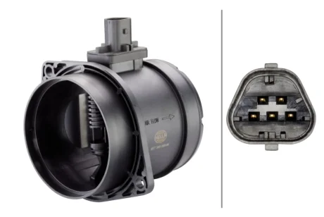 LAND ROVER Витратомір повітря DISCOVERY V 2.0 16-, RANGE ROVER IV 5.0 12-, JAGUAR Hella 8ET 358 095-661