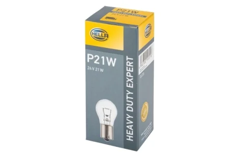 HELLA P21W 24V 21W Автолампа HD (Збільшений ресурс !) Hella 8GA 002 073-251