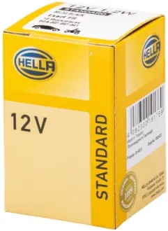 12V 1,2W Мініавтолампа цоколь B8,3d HELLA 8GA 007 997-041
