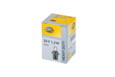 B 8.5d 24V 1.2W сіра автолампа HELLA 8GA 007 997-071