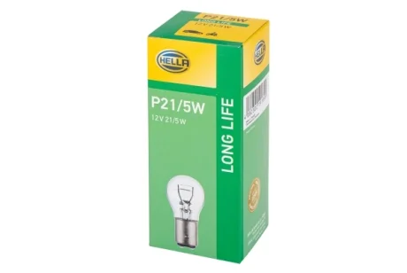 P21/5W 12V 21/5W Long Light автолампа HELLA 8GD 002 078-221