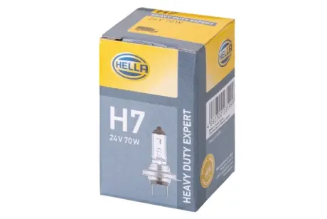 H7DP 24V 70W Автолампа **HEAVY DUTY EXPERT** LONGER LIFETIME, VIBRATION RESISTANT HELLA 8GH 007 157-231