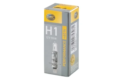 H1 12V 55W Лампа розжарювання PLUS 60% Hella 8GH 223 498-211