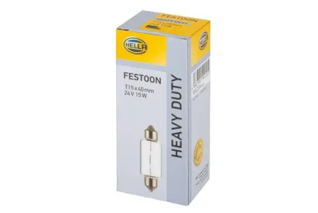 C15W SV 8.5 24V 15W Автолампа (41mm) HELLA 8GM 002 091-261