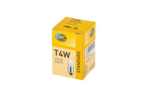 T4W 12V4W автолампа HELLA 8GP 002 067-121
