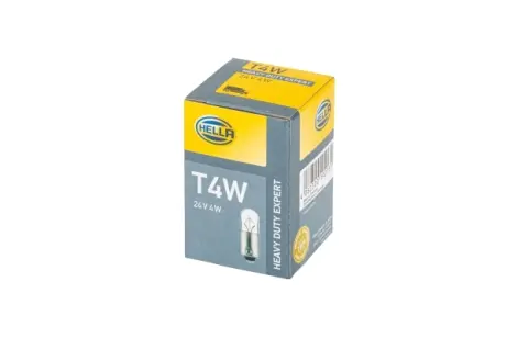 T4W Heavy Duty 24V 4W автолампа HELLA 8GP 002 067-261