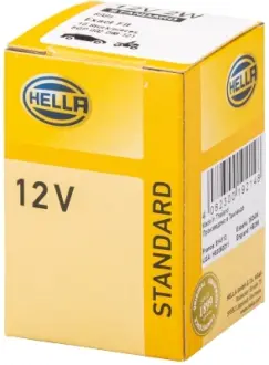 H 2W 12V BA9s Автолампа розж. STANDARD HELLA 8GP 002 068-121