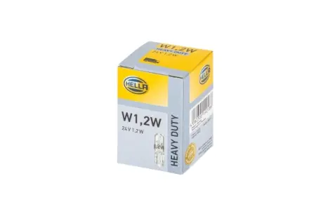 W1,2W 24V1,2W автолампа безцокольна 24V 1.2W HELLA 8GP 002 095-241