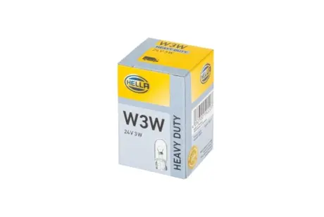 W3W 24V 3W автолампа безцокольна HELLA 8GP 003 594-241