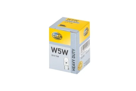 W5W 24V5W Автолампа безцокольна HELLA 8GP 003 594-251
