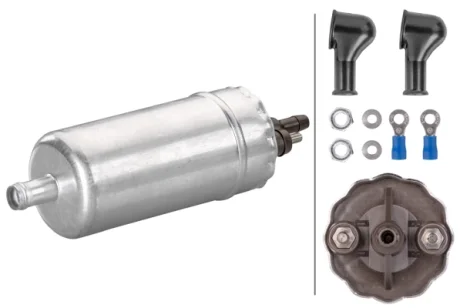 Електро-бензонасос (3bar 150l/h) RENAULT 1,9/2,2dCI: Master, Kangoo, Megane, Trafic Hella 8TF 358 106-511