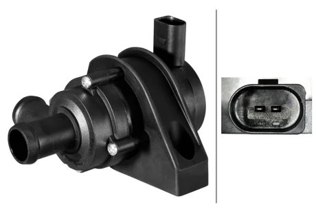 HELLA VW Додатковий водяний насос TRANSPORTER V 1.9-3.2 TDI 03-, MULTIVAN V 1.9-3.2 TDI 03 Hella 8TW 358 304-601