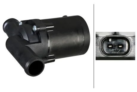 HELLA LAND ROVER Додатковий водяний насос DISCOVERY IV 2.7, 3.0 09-, FREELANDER 2 2.0, 2.2 06-, BMW, FORD (бензин/дизель) Hella 8TW 358 304-621