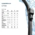 Щітка склоочисника безкаркасна CLEANTECH (1х550мм) Hella 9XW 358 053-221 (фото 6)