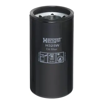 Масляний фільтр (фільтр, що вгвинчується) AG CHEM XX4 / XXX4 AGCO DT, R CASE IH 1000, 2000, 5000 MAXXUM, 600, 700, 7000/7000 MAGNUM, 800, 8000, 900, 9000/9000 STEIGER, MAGNUM 6-505-V378 HENGST FILTER H325W