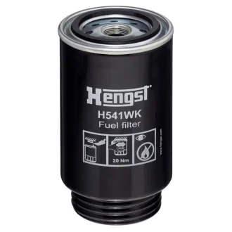 Паливний фільтр (фільтр, що вгвинчується) URSUS 10014 H, 11024, 7524, 8014 H, 9014 H, 9024, 380, 380 M, 6024 AGCO 9735, 9745, 100A, 110A, 120A, 140A, 155A AGCO-ALLIS 8775, 8785 ARMATRAC 1104 Hengst H541WKD540