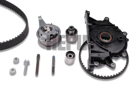 Комплект ГРМ VW Caddy IV/Crafter/T6 2.0 TDI 15- (145x25) (ремінь насоса масляного + сальник колінвалу) HEPU 20-2135