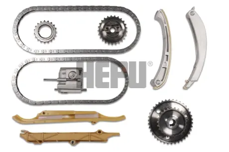 Комплект ГРМ (ланцюг + шестерня) BMW 3 (E36), 5 (E34), 5 (E39), 7 (E38) LAND ROVER RANGE ROVER II OPEL OMEGA B 1.7D/2.5D 09.91-05.04 HEPU 21-0477