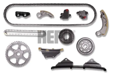 Комплект ГРМ (ланцюг + шестерня) HONDA ACCORD VII, CIVIC VIII, CR-V II, CR-V III, FR-V 2.2D 01.04- HEPU 21-0529