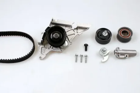 Комплект ГРМ + помпа Audi A4/A6/ VW Passat 2.4/2.8 95-05(253x30)(помпа P544) HEPU PK05442