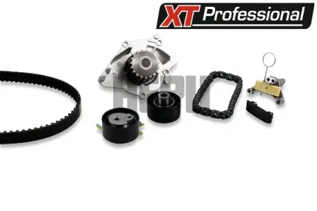 Комплект ГРМ + помпа Fiat Scudo/Citroen Jumpy 2.0HDI/D Multijet 07- (116x25)(+ ланцюг разпредвал) HEPU PK08010XT