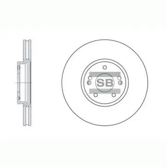 Диск гальмівний Hi-Q (SANGSIN) SD1053