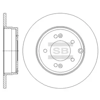 Диск гальмівний Hi-Q (SANGSIN) SD1099