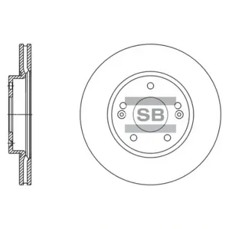 Диск гальмівний Hi-Q (SANGSIN) SD1135