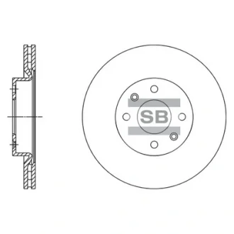 Гальмівний диск Hi-Q SD3061